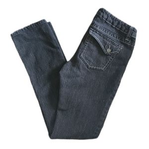 Route 66 Women's Straight Leg Jeans - Deep deep blue or black